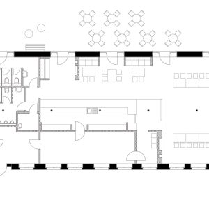 Eventkantine - Grundriß