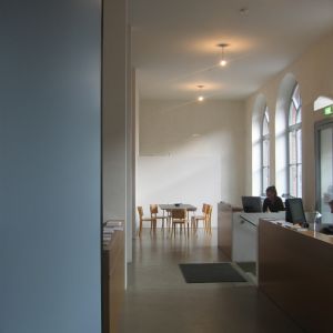 Galerie EIGEN+ART Büro und Empfang