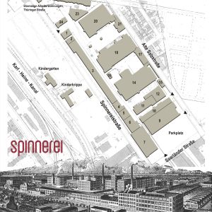 Lageplan SPINNEREI-Areal