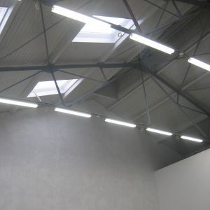 Dach über dem Ausstellunsgraum