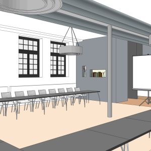 Eventkantine - Bestuhlung U