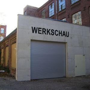 Eingangsportal Werkschau Halle 12